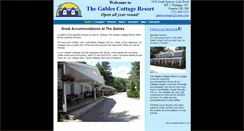 Desktop Screenshot of gablescottages.com